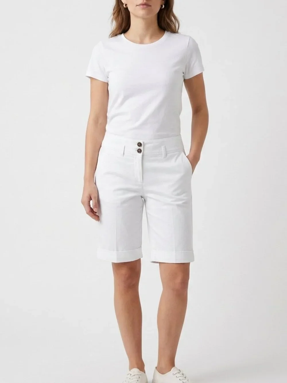 Esprit Collection "Prague" Cotton Shorts NEW- Sz. 6 - Picture 2 of 14